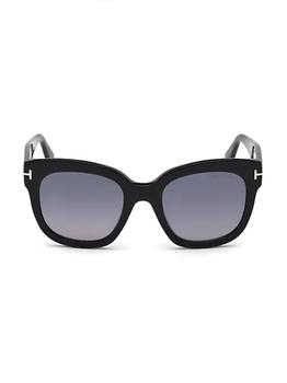 tom ford墨镜推荐, Tom Ford | Beatrix 50MM Square Sunglasses商品图片 