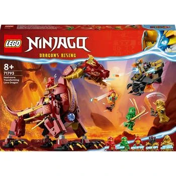 LEGO | LEGO NINJAGO: Heatwave Transforming Lava Dragon Toy Set (71793),商家Zavvi US,价格¥519