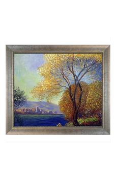 商品OVERSTOCK ART | Antibes, View of Salis with Silver Scoop with Swirl Lip Frame, 25" x 29",商家Nordstrom Rack,价格¥2122图片