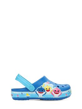 Crocs代购, Crocs | Baby Shark Print Rubber Crocs商品图片 额外8折, 额外八折