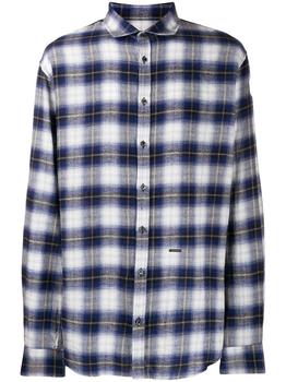 推荐Dsquared2 Men's  Blue Cotton Shirt商品