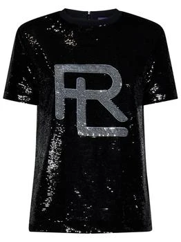 Ralph Lauren | Ralph Lauren Embellished Logo Printed Crewneck T-Shirt 6.7折