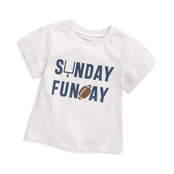 First Impressions | Baby Boys Sunday Fun Day T-Shirt, Created for Macy's商品图片,6.9折×额外8.5折, 额外八五折