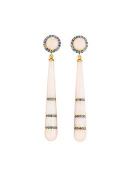 GuitaM | Pink Opal Drop Earrings,商家KIRNA ZABÊTE,价格¥28837