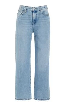 FRAME | FRAME - Le Jane Rigid High-Rise Cropped Straight-Leg Jeans - Blue - 26 - Moda Operandi 