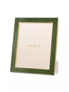 AERIN | Classic Crocodile-Embossed Leather Frame,商家Saks Fifth Avenue,价格¥3988