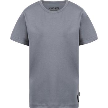 monster, Munster | Cotton logo t shirt in grey商品图片 4.4折×额外7.5折, 额外七五折