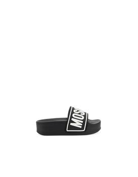 推荐Slide Sandal With Lettering Logo商品