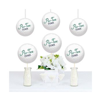 商品Par-Tee Time - Golf - Paper Decorations DIY Birthday or Retirement Party Essentials - Set of 20图片