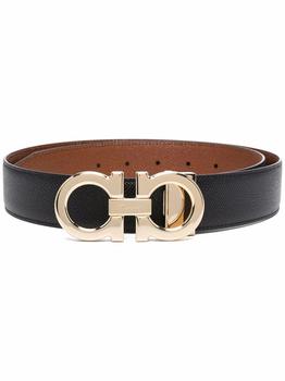 更多菲拉格慕皮带, Salvatore Ferragamo | Salvatore Ferragamo Men's Black Leather Belt商品图片 