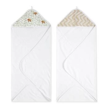 aden + anais | Baby Boys or Baby Girls Hooded Towels, Pack of 2,商家Macy's,价格¥244