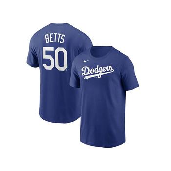 推荐Los Angeles Dodgers Men's Name and Number Player T-Shirt Mookie Betts商品