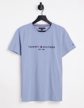 Tommy Hilfiger | Tommy Hilfiger flag logo t-shirt in light blue商品图片,