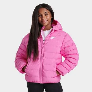 推荐Girls' Big Kids' Nike Sportswear Lightweight Synthetic Fill Hooded Jacket商品