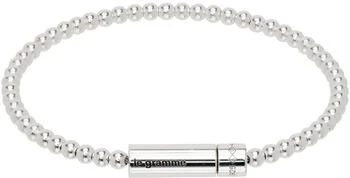 Le Gramme | Silver 'Le 11g' Beads Bracelet,商家Ssense US,价格¥5814