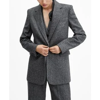 推荐Women's Wool Suit Blazer商品