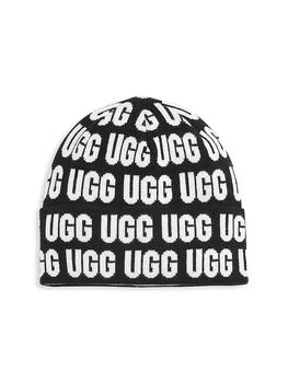 UGG | Knit Logo Beanie 满$250享8.5折, 满折