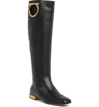 gancini, Salvatore Ferragamo | Gancini Leather Boot商品图片 5.9折