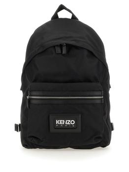 KENZO JUNGLE ロングコート ブラック Aライン ファスナー 黒 KENZO Jungle Paris H&M Vintage Mens Black Leather Casual