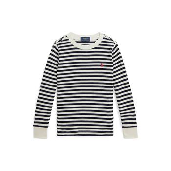 Toddler and Little Boys Striped Long-Sleeve T-shirt