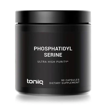 Toniiq | Toniiq Phosphatidylserine - 400mg Formula - World’s First 50% Purity - Highest Purity in The US - Soy Free Phosphatidylserine Supplement - 90 Veggie Capsules 8.8折