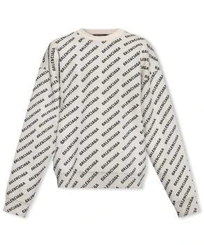 Balenciaga | Balenciaga Monogram Printed Crewneck Sweater 7.6折, 独家减免邮费
