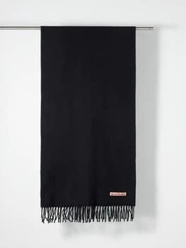 推荐Canada fringed wool scarf商品