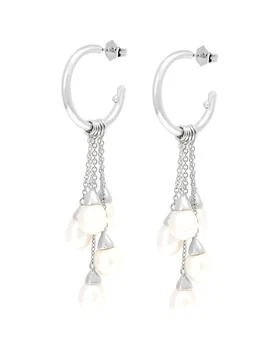 Pearls | Silver Pearl Earrings,商家Premium Outlets,价格¥573
