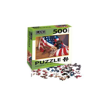 Lang | American Puppy 500pc Puzzle商品图片,6.9折
