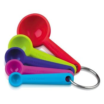Zeal | Perfect Measure Silicone Measuring Spoons, Set of 5, Multicolored,商家Premium Outlets,价格¥117