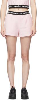 亚历山大·王精选, Alexander Wang | Pink Stretch Logo Shorts商品图片 