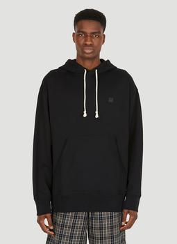 推荐Face Patch Hooded Sweatshirt in Black商品