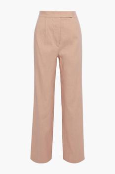 Brunello Cucinelli | Linen-blend twill straight-leg pants商品图片,2.9折