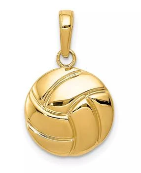 Macy's | Volleyball Pendant in 14k Yellow Gold,商家Macy's,价格¥1093