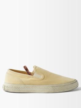 艾克妮, Acne Studios | Ballow slip-on cotton-canvas trainers商品图片 4折
