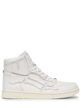 推荐Skel Bones High Top Leather Sneakers商品