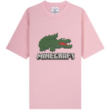 Lacoste | Lacoste X Minecraft 'Printed Logo' T-Shirt Baby Pink商品图片,5折