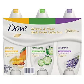 推荐Dove Refresh & Relax Body Wash Collection (24 fl. oz., 3 pk.)商品