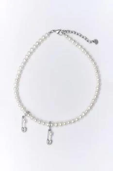 RIMOR JEWELRY | RIMOR Double Pin Through My Pearl Necklace,商家Urban Outfitters,价格¥1187