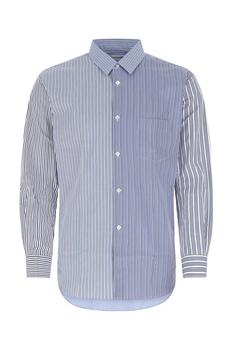 Comme des Garcons | Comme des Garçons Shirt Panelled Stripe Long-Sleeve Shirt商品图片,4.3折