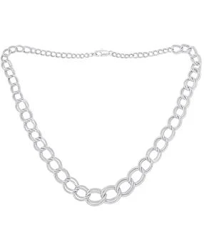 Macy's | Diamond Accent Graduated Chain Necklace,商家Macy's,价格¥221