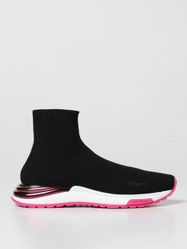 菲拉格慕女鞋板鞋, Salvatore Ferragamo | Salvatore Ferragamo Ninette nylon sock sneakers商品图片 满$250享9.7折, 满折
