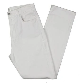 7 For All Mankind | 7 For All Mankind Womens Textured High Rise Straight Leg Jeans,商家BHFO,价格¥437