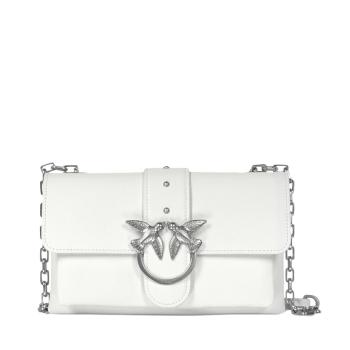 pinko邮差包单肩包, PINKO | Pinko 品高 女士白色铆钉装饰链条包 1P21M2-Y65ZI09商品图片 独家减免邮费
