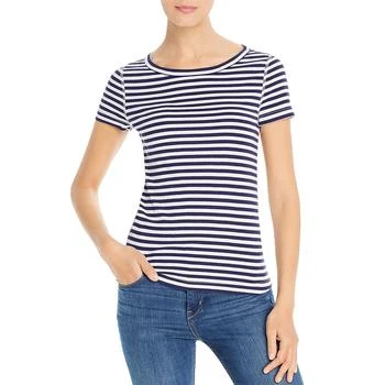 推荐Three Dots Womens Breckenridge Stripe Short Sleeve T-Shirt商品