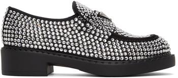 Prada | 黑色 Crystal 乐福鞋商品图片,