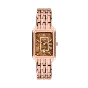 Fossil | Raquel Three-Hand Date Rose Gold-Tone Stainless Steel Watch - ES5323 6.9折, 独家减免邮费