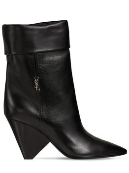 圣罗兰板鞋, Yves Saint Laurent | 85mm Niki Leather Ankle Boots商品图片 