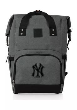 商品MLB New York Yankees On The Go Roll-Top Cooler Backpack图片