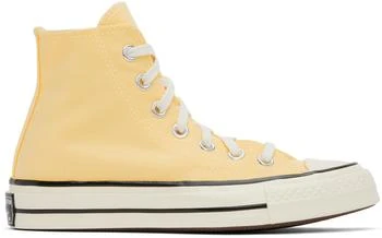 Converse | Yellow Chuck 70 Seasonal Color Sneakers,商家Ssense US,价格¥671